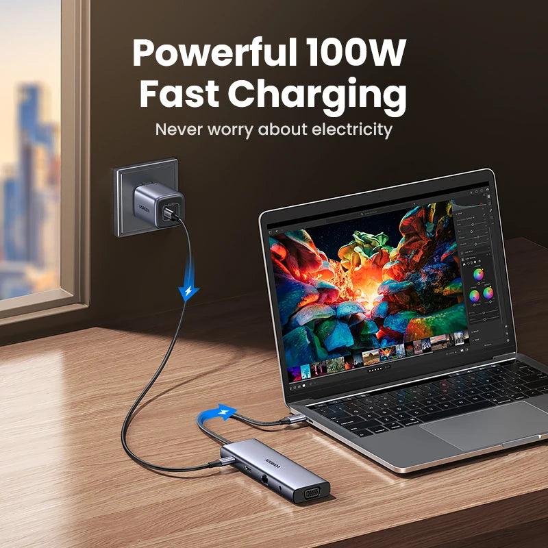 UGREEN 10 Ports USB-C Multiport Docking Station