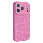 Frosted Leopard Print Silicone Case for iPhone 17 Series