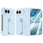 Wireless Charging Folio Case with Integrated Kickstand for iPhone Duo