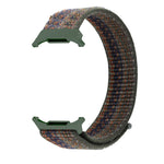 Breathable Nylon Weave Watchband with Hook-and-Loop Closure for Samsung Galaxy Watch Ultra 2
