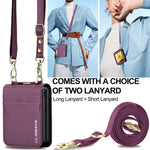 Leather Crossbody Wallet Case for Samsung Galaxy Z Flip 5
