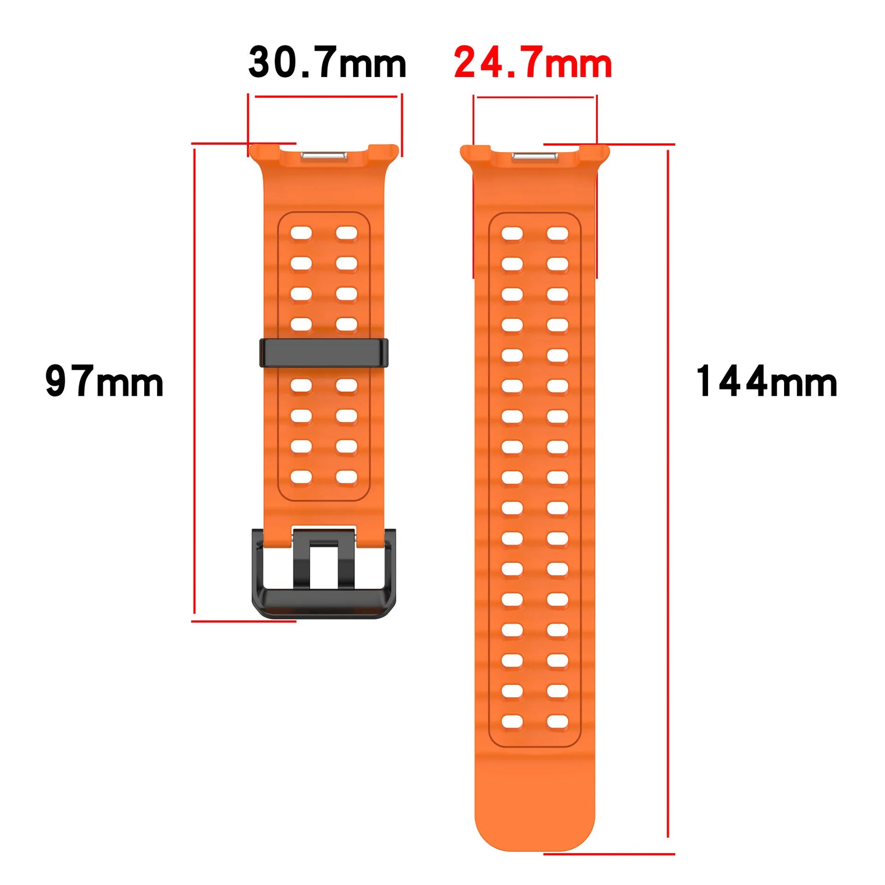 Breathable Ocean Silicone Watch Band for Samsung Galaxy Watch 8 & Galaxy Watch 8 Classic