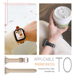 Elegant Slim Leather Strap for Apple Watch