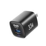 Asometech 33W GaN Fast Charger with Dual USB-C Ports