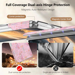 Premium Magnetic Floral Armor Case for Samsung Galaxy Z Fold 8