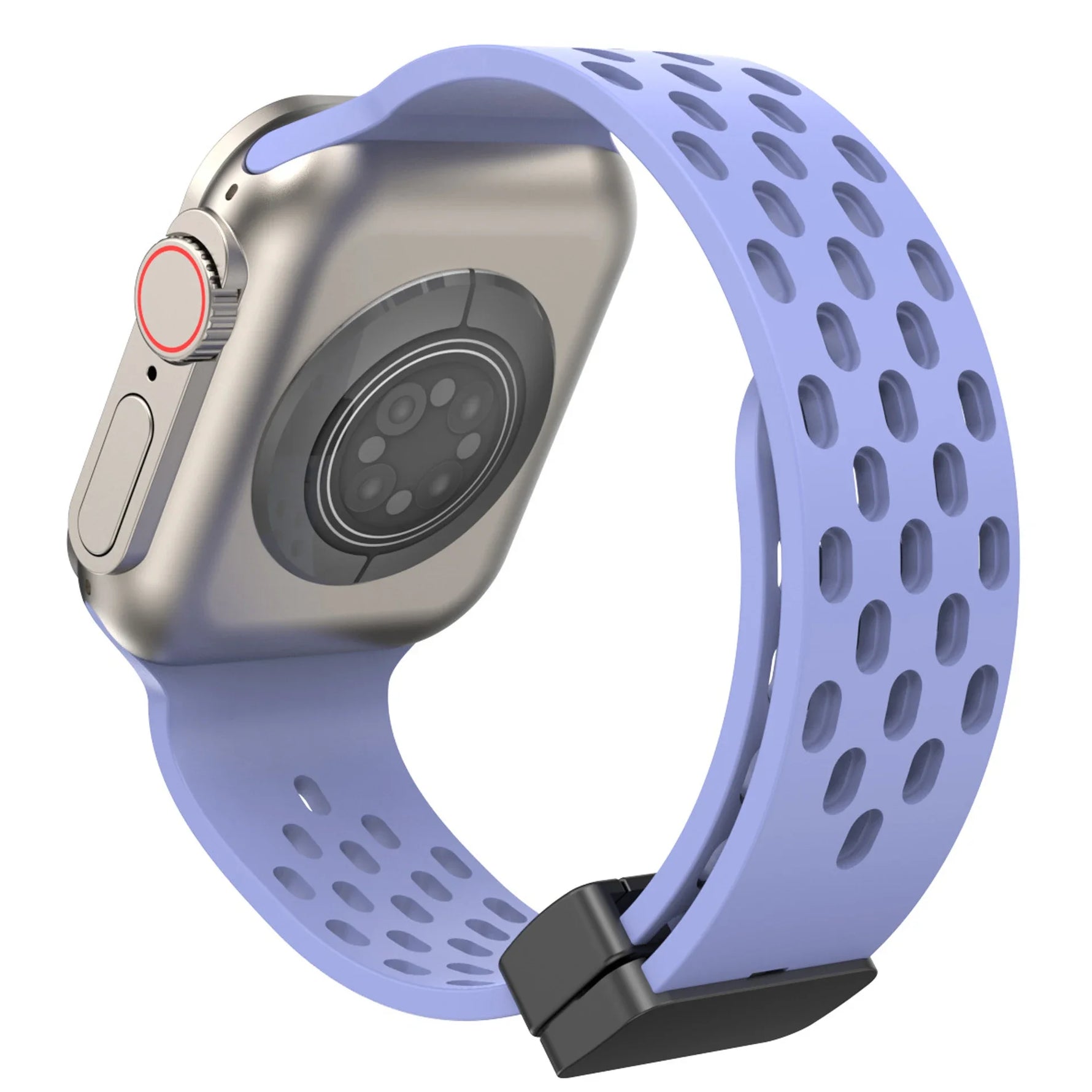 Breathable Magnetic Silicone Sport Strap for Apple Watch