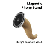Magnetic Grip Wood Phone Stand