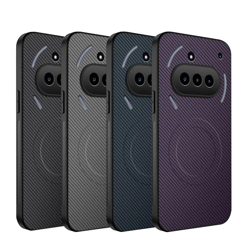Carbon Fiber Magnetic Shockproof Case for Nothing Phone 3a / 3a Pro