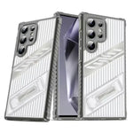 Samsung Galaxy S24 Series Heavy-Duty Armor Shockproof Case with Kickstand