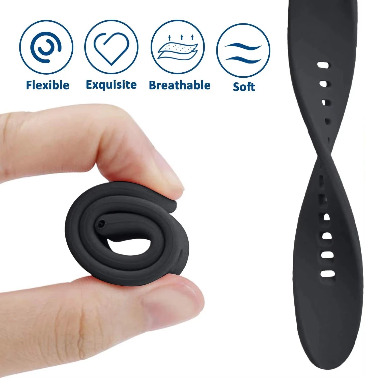 Soft Silicone Sports Strap for OPPO Watch X2