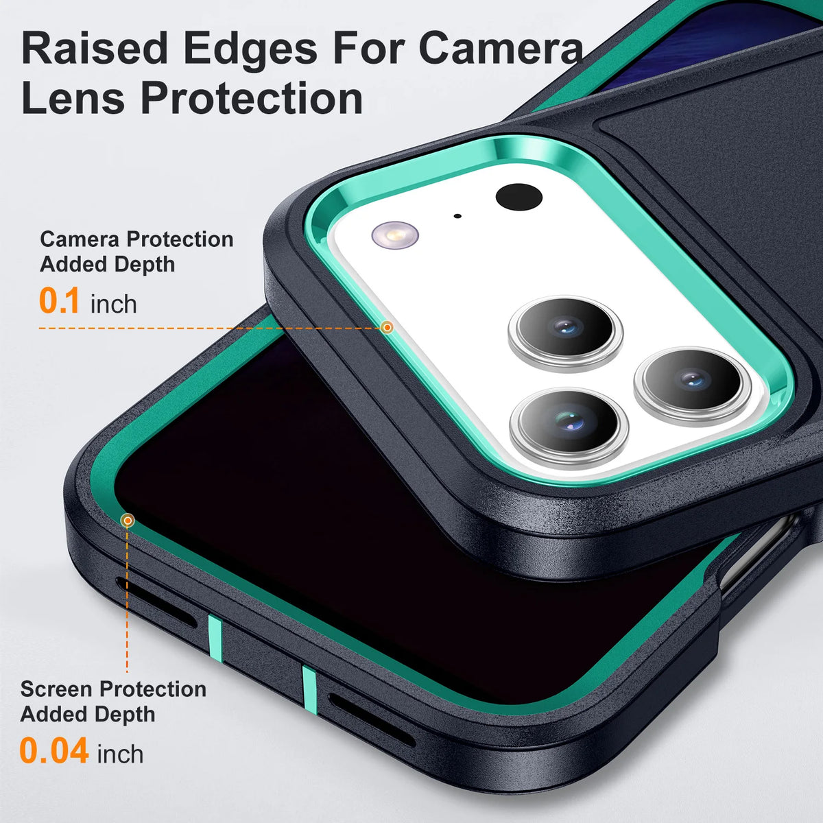 Dual-Layer Shockproof Case with Reinforced Corner Protection for iPhone 18 Series