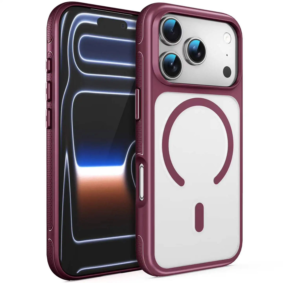 Clear MagSafe Case with Metal Lens Ring for iPhone 18 Series