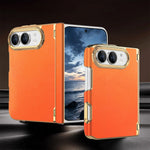 Shockproof Hinge-Reinforced Foldable Case with Lens Protection for iPhone Duo