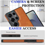 Luxury 2-in-1 Magnetic Leather Wallet Case for Samsung Galaxy S24 Series