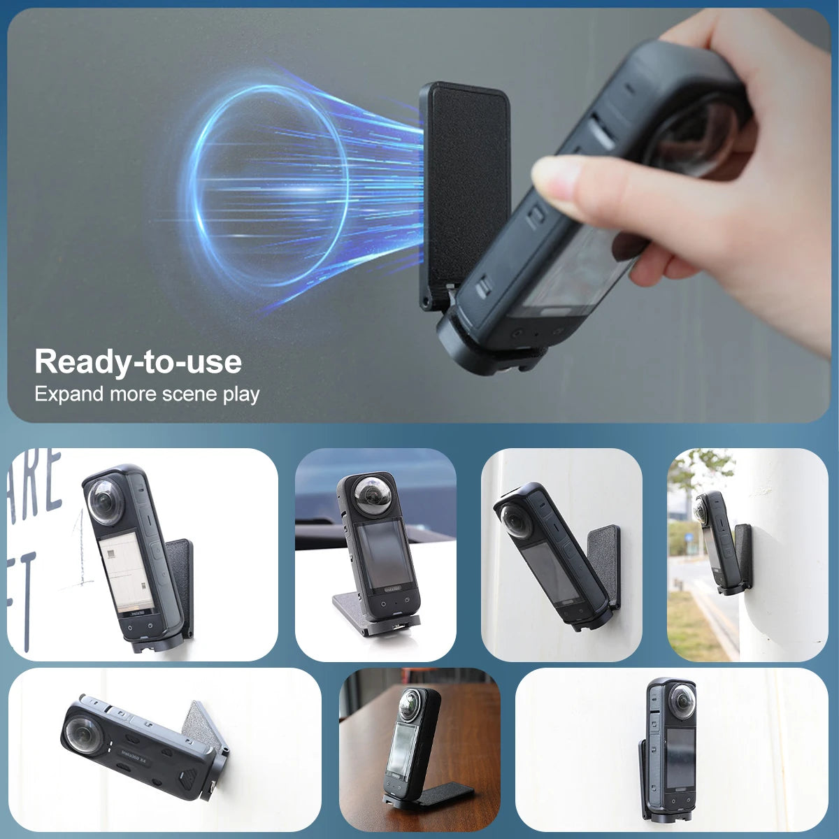 Magnetic Mount Stand Compatible with Insta360 X5