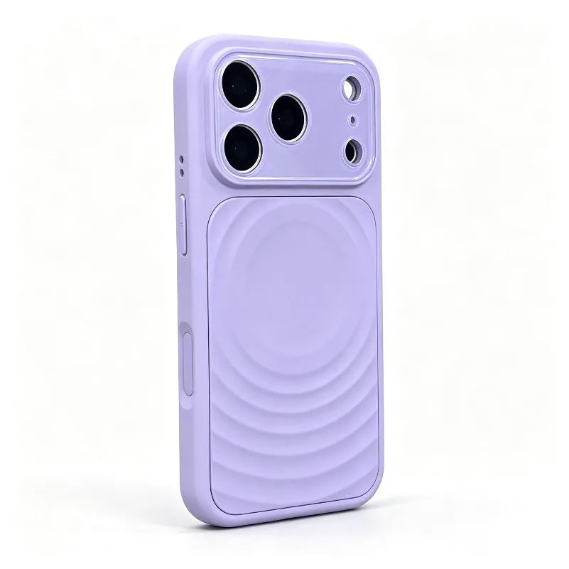 Premium Water Ripple MagSafe Silicone Cover for iPhone 17 Series