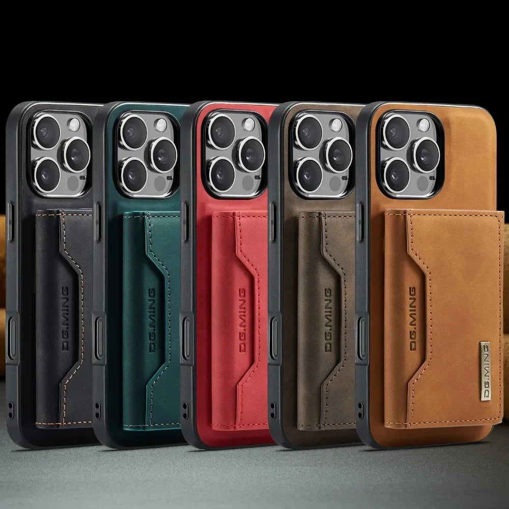 2-in-1 MagSafe Wallet Case with Detachable Card Holder for iPhone 16 Series