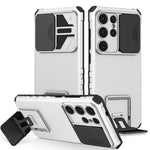 Samsung Galaxy S24 Series Anti-Drop Airbag Case with Camera Slide Cover