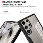 Clear Protective Case for Samsung Galaxy S25 Series with Camera & Screen Protection