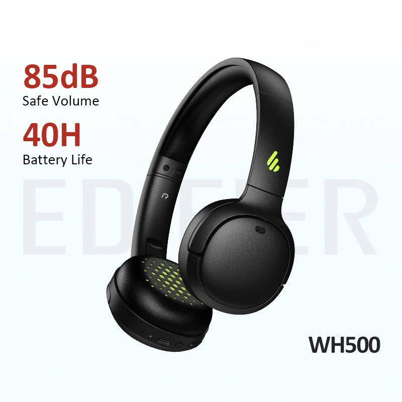 Edifier WH500 Lightweight On-Ear Bluetooth Headphones
