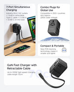 ORICO 100W GaN Universal Travel Adapter