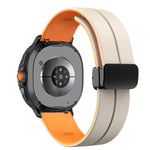 Silicone Magnetic Buckle Strap for Samsung Galaxy Watch 8 /  Galaxy Watch 8 Classic