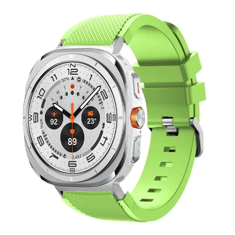 Stripe Textured Silicone Wristband for Samsung Galaxy Watch Ultra