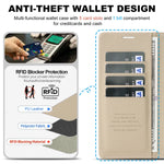 Luxury Fashion Flip Wallet Leather Case for Samsung Galaxy S26 Series