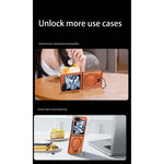 Shockproof Magnetic Ring Stand Phone Case with Kickstand for Samsung Galaxy Z Flip 6