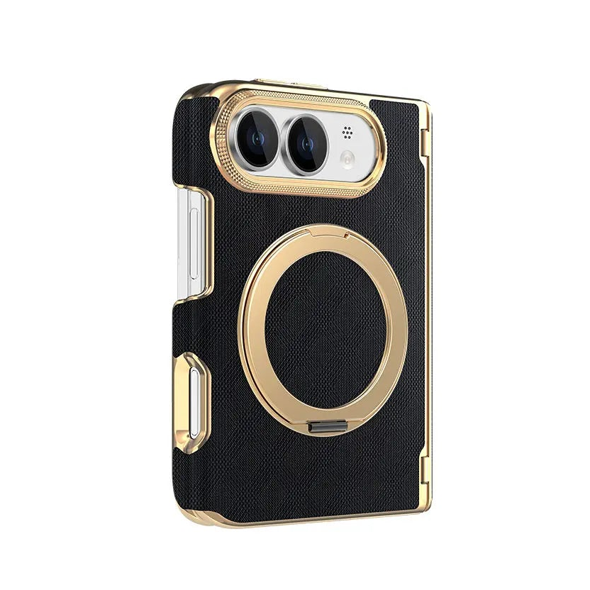 Shockproof MagSafe Case with 360° Rotating Ring Stand for iPhone Duo