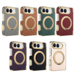 Shockproof MagSafe Case with 360° Rotating Ring Stand for iPhone Duo