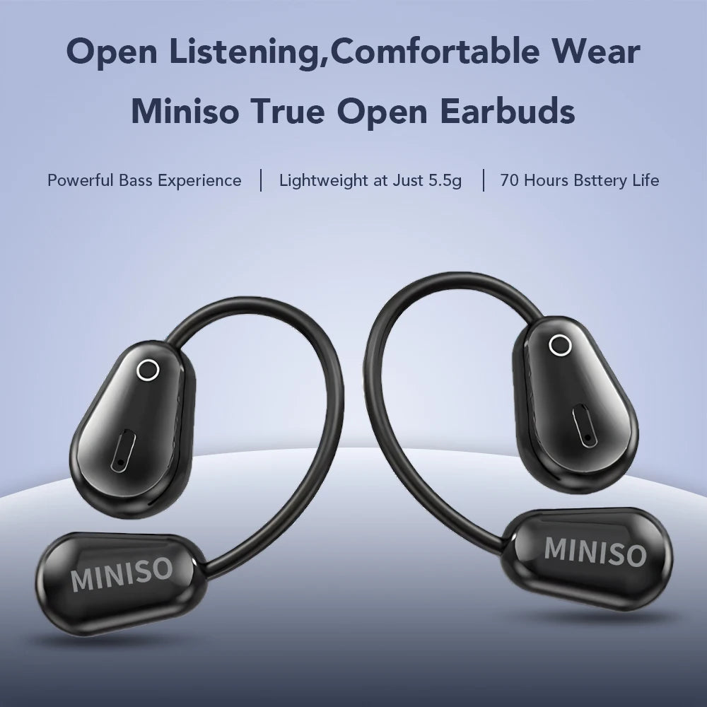 MINISO M97 Wireless Earphones with AI Translation and Low Latency Audio