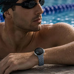 Perforated Silicone Watch Band with Snap Button Closure for Google Pixel Watch 4