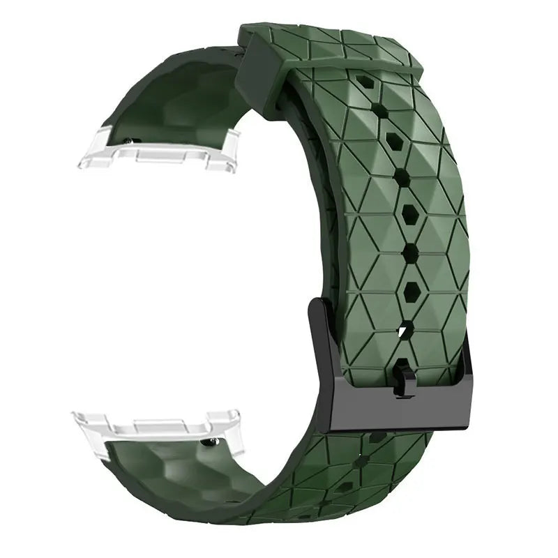 Soft Silicone Football Pattern Watchband for Samsung Galaxy Watch 8 / Galaxy Watch 8 Classic