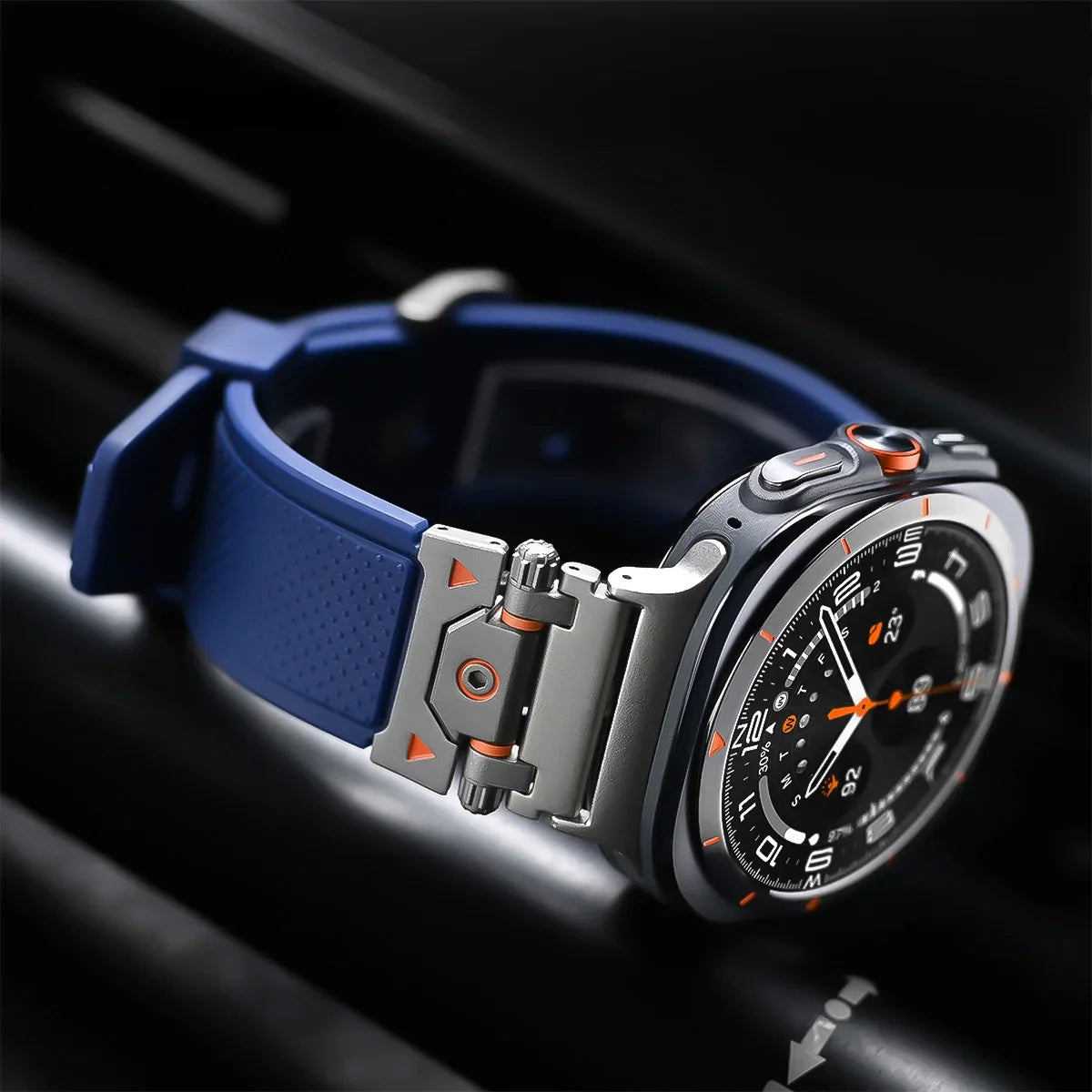 Rugged TPU Silicone Band for Samsung Galaxy Watch Ultra