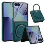 Business Leather Case with 360 Rotating Stand for Samsung Galaxy Z Flip 7