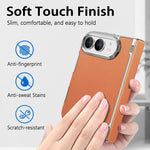 Leather-Feel MagSafe Foldable Case with Central Axis Hinge Protection for iPhone Duo