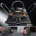 Frameless Metal Phone Case with Ring Stand for Honor Magic V3 and Honor Magic Vs3