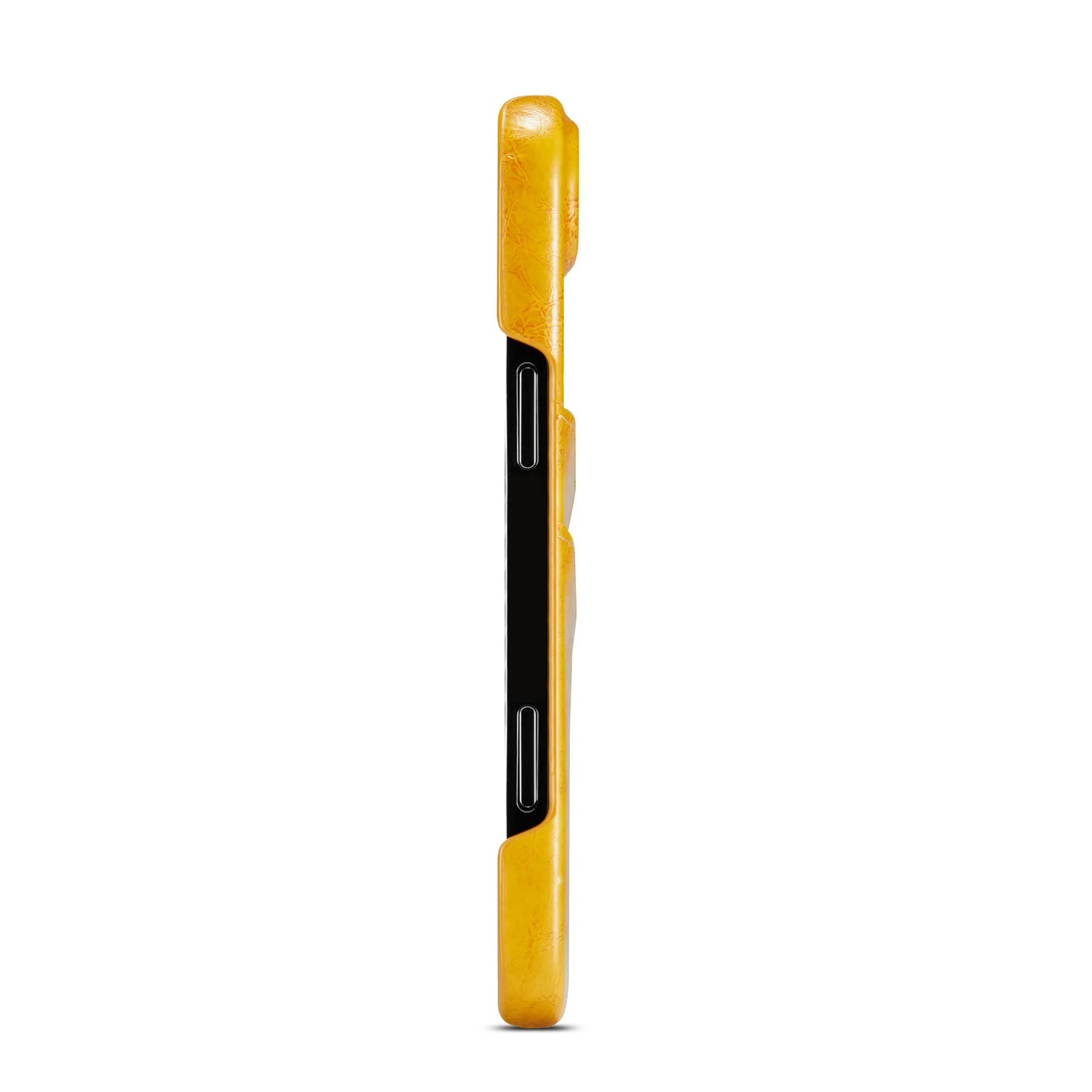 iPhone 17 Series Leather Back Cover with Card Slot and Easy-Open Button Design