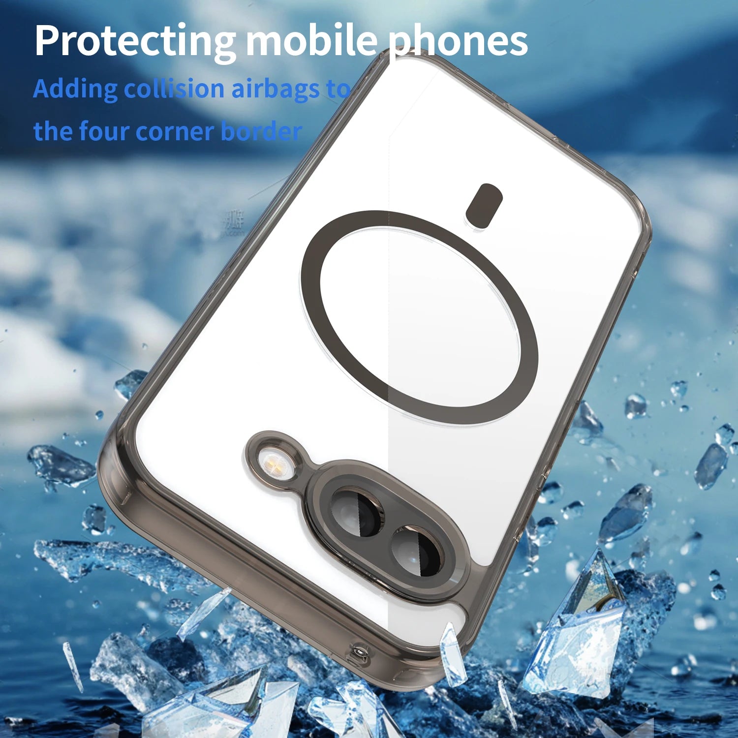 Google Pixel 10a Magnetic Transparent Case