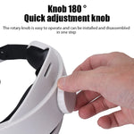 Comfort-Enhancing Adjustable Head Strap for Meta Quest 2 VR Headset