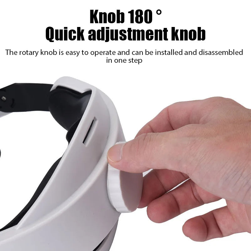 Comfort-Enhancing Adjustable Head Strap for Meta Quest 2 VR Headset