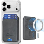 Magnetic Leather Stand Card Holder for iPhone