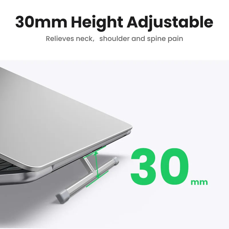 Foldable Aluminum Vertical Laptop Stand