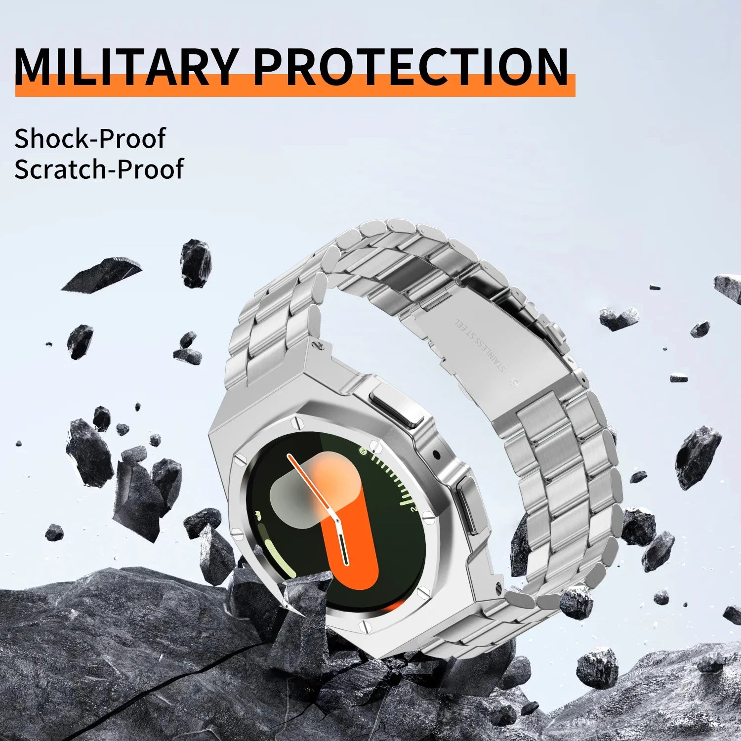 Stainless Steel Mod Kit for Samsung Galaxy Watch 7
