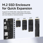 Hagibis Dual-Slot SD/Micro SD Card Reader with M.2 NVMe Support