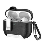 Premium Leather Protective Case with Secure Lock for AirPods Pro 3
