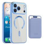 iPhone 17 Series Soft Electroplating MagSafe Case with Magnetic Wallet
