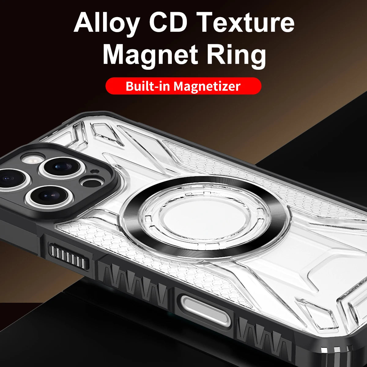 Hybrid Armor Clear MagSafe Case for iPhone 17 Series