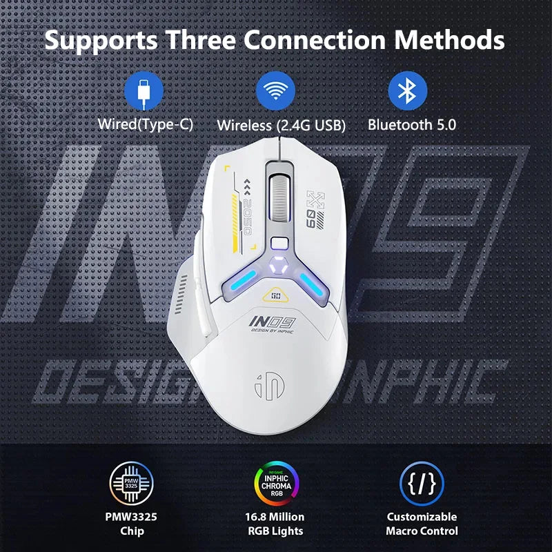 Inphic IN9 Bluetooth Rechargeable Gaming Mouse